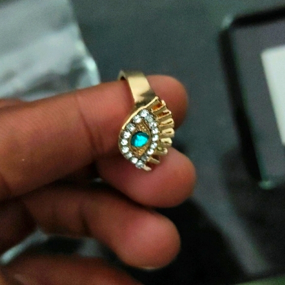 Joker & Witch Evil Eye Ring Set - Picture 2 of 7